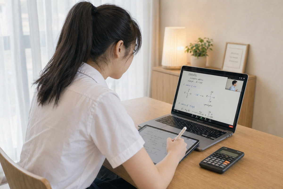 Billy Sir Zoom 網上化學授課